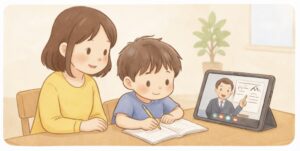 オンライン学習室『まなびぃ』のプログラム「まなびんぐ」